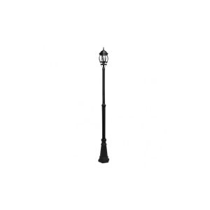 Farola para jardin caelum negro  18cm