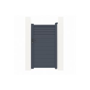 Puerta peatonal carpatia 1m a.180cm gris