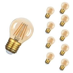Bombilla LED E27 filamento 4w g45 240° regulable (pack de 10) - b