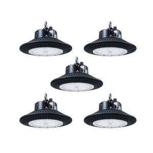 Campana industrial LED ufo - 150w - ip65 - 6000k - aluminio - pack 5