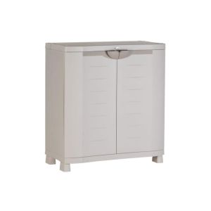 Medio armario 90 cm space-saver beige | plastiken