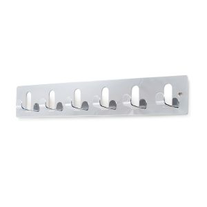 Perchero de pared rei 7-c1031.21 | 300x50x21 mm | cromo brillo