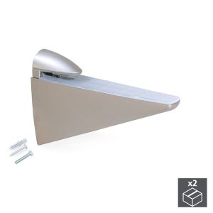 Soporte para estante de madera/cristal