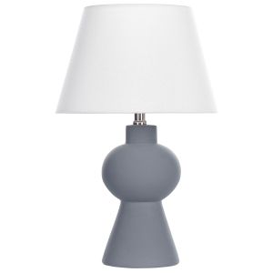 Lámpara de mesa fabilos cerámica gris