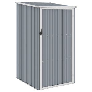Cobertizo de jardín gris acero galvanizado 87x98x159 cm es6191