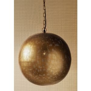 Lampara techo charlotte rda. Oro 40d cms. 40dx45 cms