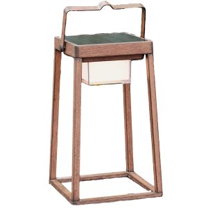 Farol chino exterior solar recargable h30cm verona