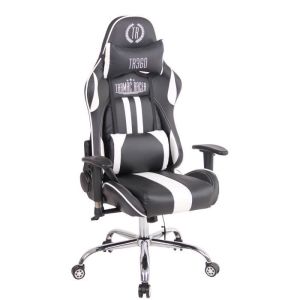 Silla de oficina limit xm polipiel negro blanco