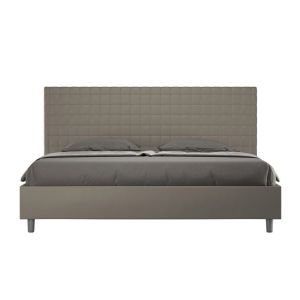 Cama tapizada sunny - cappuccino - 180x210 cm