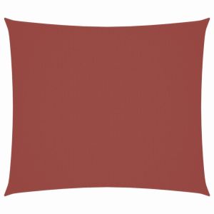 vidaXL toldo de vela rectangular tela oxford terracota 2x2,5 m
