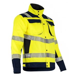 Chaqueta de reflexión alta visibilidad t.2xl amarillo/marino - lma - 2219