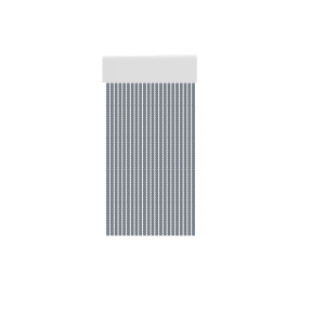 Cortina para puertas de PVC wire transparente / 120 x 220