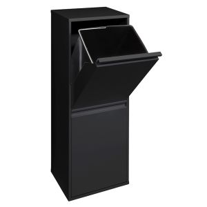 Arregui basic cr206-b cubo de basura y reciclaje de acero 2 x 17 l (34 l)