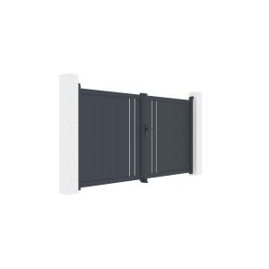 Pack portón eléctrico batiente 3m h.160cm giona + ranger b150 motorización