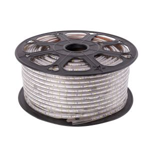 Tira de 60 LEDs/m 480w 24.000lm 2700ºk smd3528 220vac ip65 x100m 40.000h