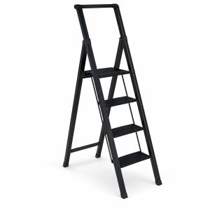 Escalera profesional black line t-bls-4x1 de 4 peldaños