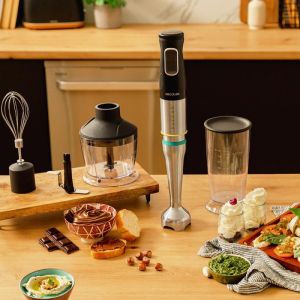 Cecotec batidora de mano katana 15 chop b. 1500 w, 21 velocidades y turbo