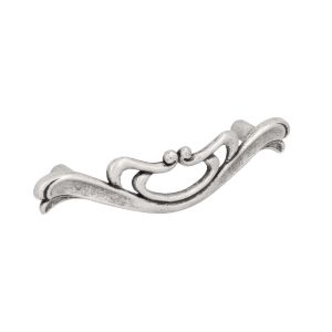 Tirador para mueble 670 en zamac dist entre ejes 96mm brillante lote de 25