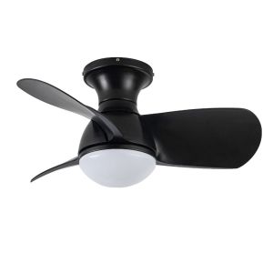 Ventilador de techo kuki negro cct regulable 64cm
