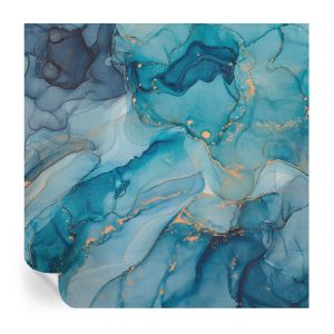 Papel pintado para paredes abstracción azul 250x250 tulup