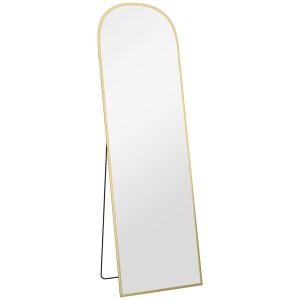 Espejo cuerpo entero aleación de aluminio, vidrio templado color amarillo