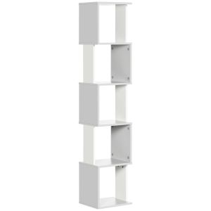 Estantería para libro 33x28x161 cm bicolor Homcom