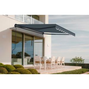 Toldo monobloque vecchio 3x2,5m gris con fijación al techo