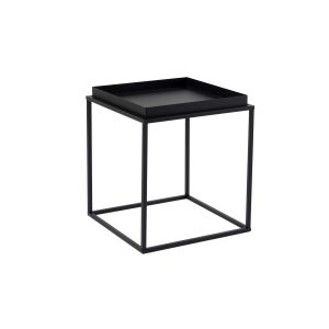 Mesa de centro de metal <<koala>> 45 x 45 x 52 cm - negro