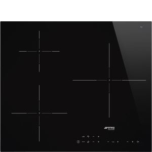 Inducción smeg si5632d estética universal 3 zonas 60 cm negro