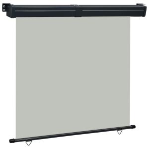 vidaXL toldo lateral de balcón gris 165x250 cm