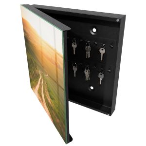 Caja de llaves 30x30x5 paisaje pintoresco, apertura izquierda tulup