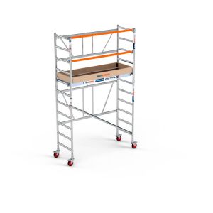 Andamio plegable 75x190 4,20 m altura de trabajo con rodapié