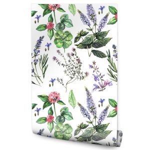 Papel Pintado Flores De Colores De Campo Para Dormitorio 53cm x 10m