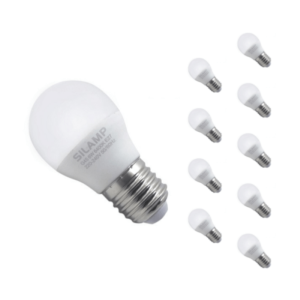 Bombilla LED E27 8w 220v g45 300° (pack de 10) - blanco cálido 23