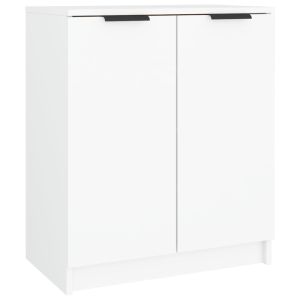 vidaXL zapatero de madera contrachapada blanco 59x35x70 cm