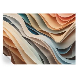 Murales autoadhesivos formas onduladas 208x146 tulup