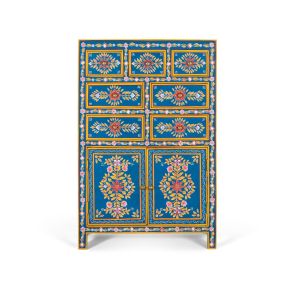 Aparador de madera de mango y mdf en color multicolor 80 cm