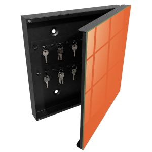 Armario de llaves 30x30x5 naranja fuerte, apertura derecha tulup