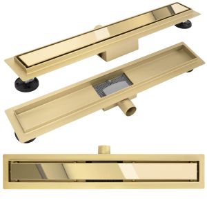 Rea drenaje lineal neox gold 80, 80x11x6,5 cm