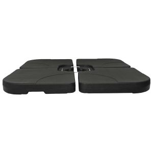 vidaXL base de sombrilla postátil arena/agua 60 l