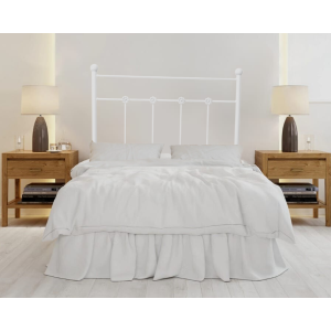 Cabecero forja ducal de 105 blanco 113x125x4.