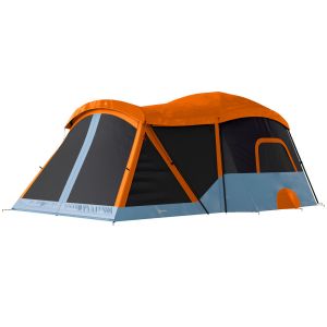 Tienda de campaña 530x380x220 cm poliéster tafetán, pe color naranja