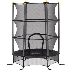 Cama elástica infantil 163x163x190 cm acero, pp Homcom