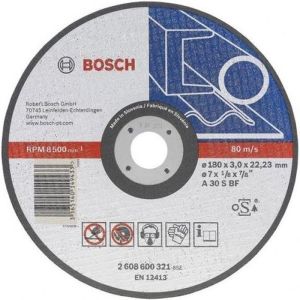 Bosch disco de corte para metales con cubo plano - 230x3 mm