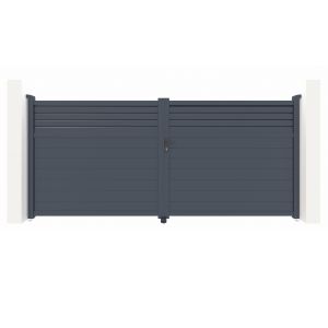 Puerta batiente de aluminio 4m carpatia a.180cm