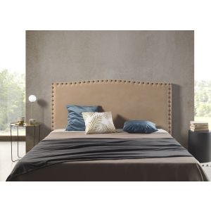 Cabecero ambar para cama de 160 de tela camel 165x115x8