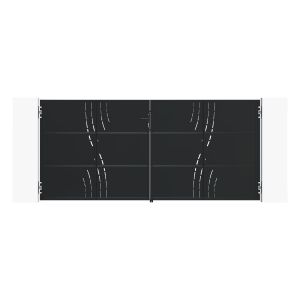 Puerta nali veleta acero 3m alt.180cm + 2 postes carmo