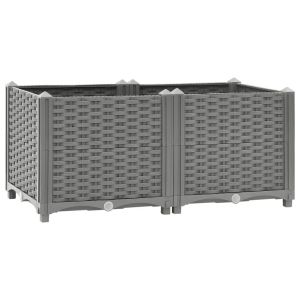 vidaXL arriate polipropileno 80x40x38 cm