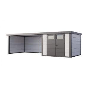 Caseta de jardin nh8 con apoyo xl a la izquierda | blanco | novo habitat