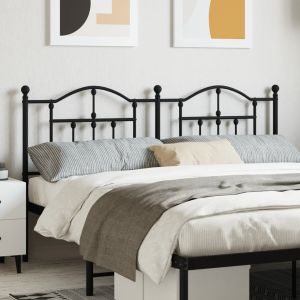 Cabecero de metal negro 160 cm efe3777